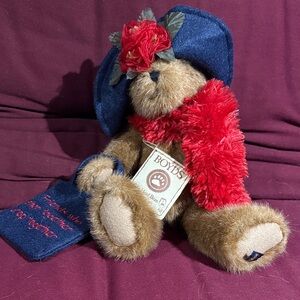 Boyds Bears Plush with Red and Blue Accents Shopping CC Chargeit
